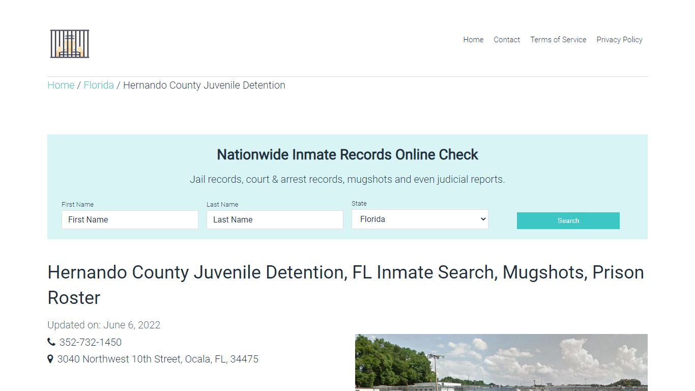 Hernando County Juvenile Detention, FL Inmate Search ...